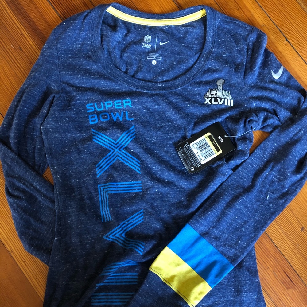 NWT Nike Super Bowl XLVIII Long Sleeve Small